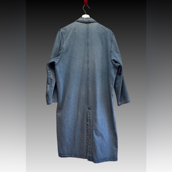 MASS Paris NYC 80’s embellished oversized denim duster - Picture 2 of 7